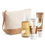 PACK SOLAR Neceser + Aceite sin filtro Ylang Ylang 100ml+ Activador Bronceado 100ml + Crema Protectora Facial 40ml
