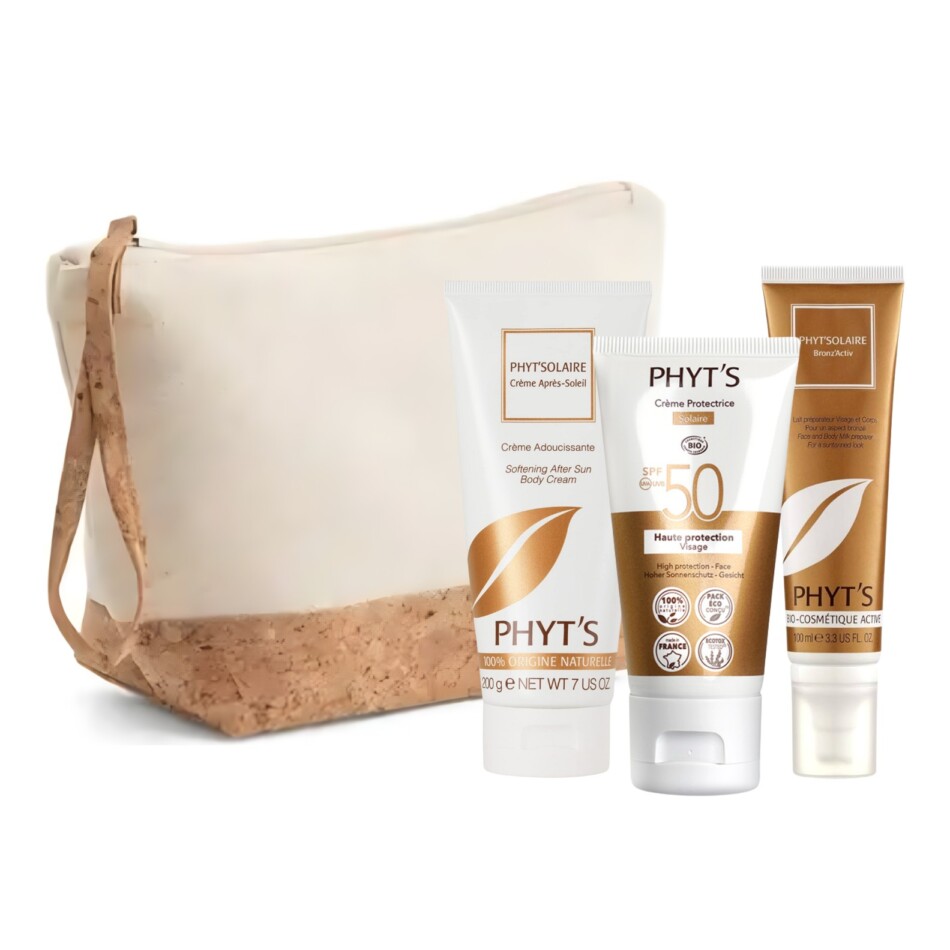 PackSolarAutobronceador PACK SOLAR Neceser + Crema Post Sol 40grs+ Activador del bronceador 100ml + Crema Protectora Facial 40 ml - Imagen 1